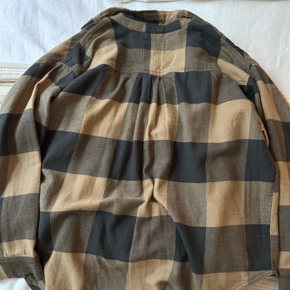 Aerie Plaid Button-Up Flannel Shirt - Picture 3 of 3